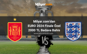 Milyar.com'dan EURO 2024 Finale Özel 2000 TL Bedava Bahis